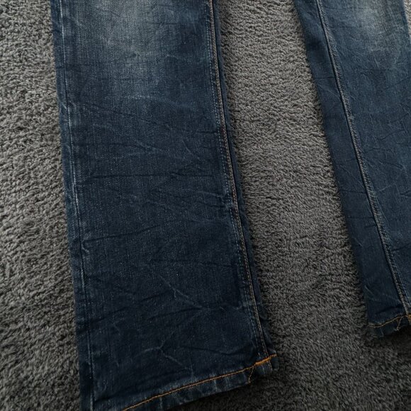 Nudie Jeans Co DUDE DAN DARK FUZZ Jeans Denim Pants Trouser Size 28x30 Italy - Picture 8 of 16